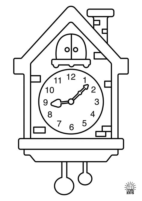 Printable Cuckoo Clock Template